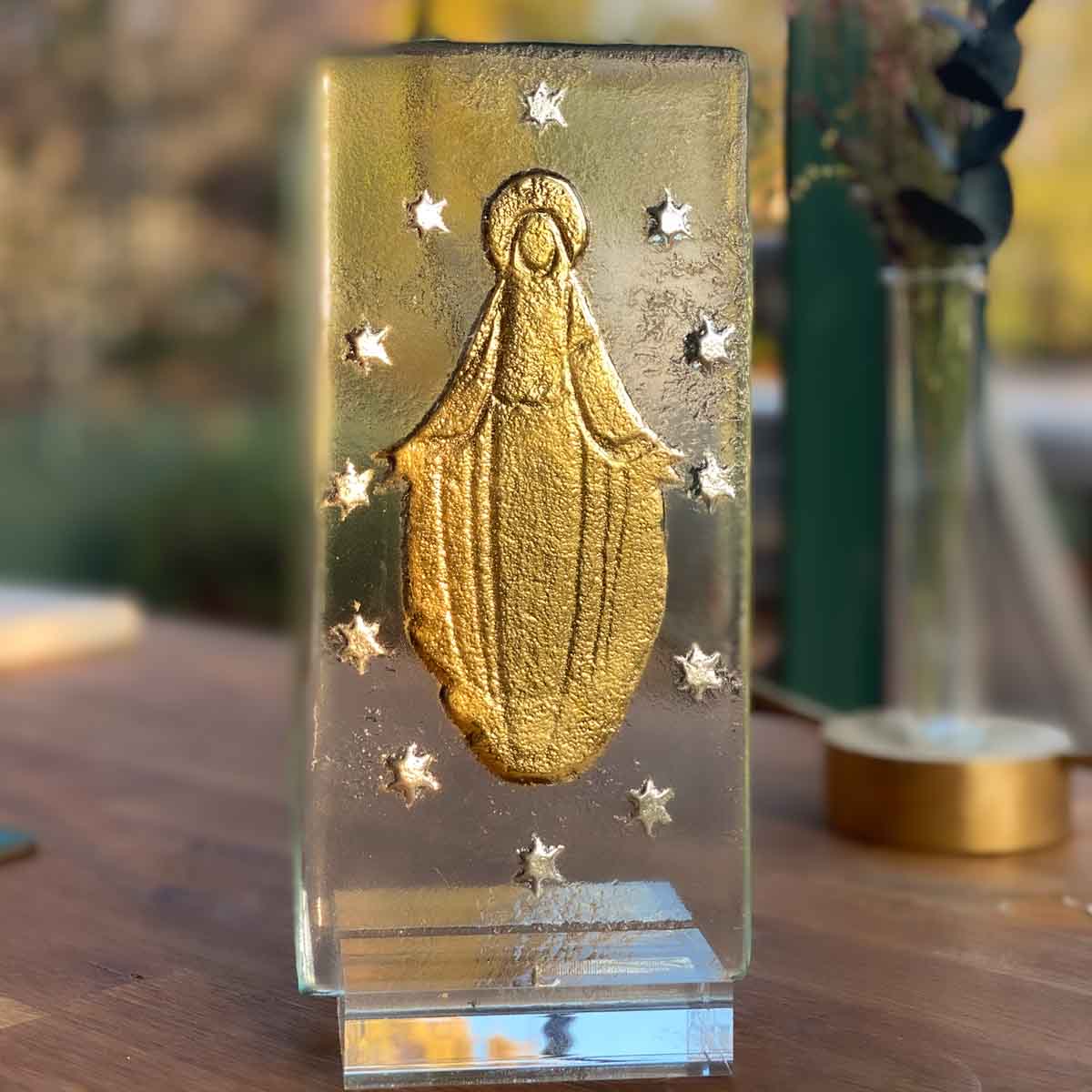 Virgin with Stars Icon